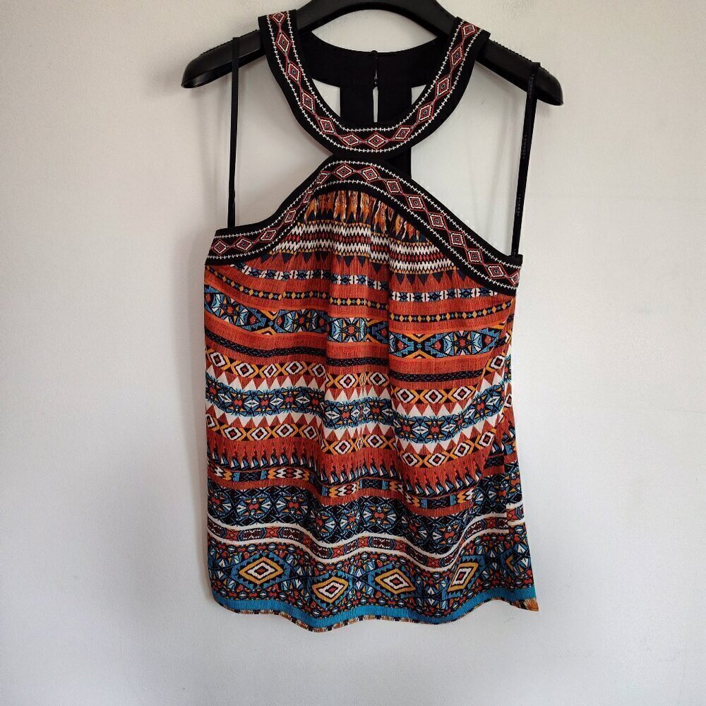 Laundry Boho/Aztec Halter Top
